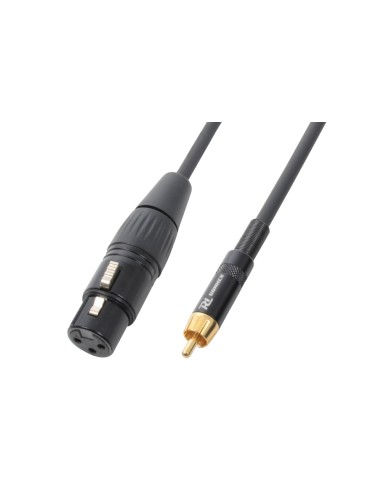 CX54-3 CABLE XLR HEMBRA- RCA MACHO 3.0M