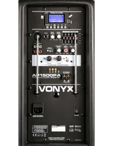 AP1500PA BAFLE PORTATIL 15"