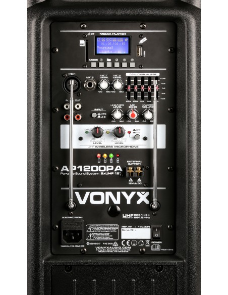 AP1200PA BAFLE PORTATIL 12"