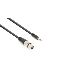 CX320-05 CABLE XLR HEMBRA-JACK 3.5 STEREO (0.5M)