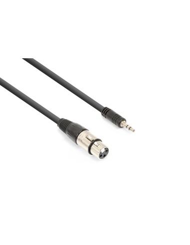 CX320-05 CABLE XLR HEMBRA-JACK 3.5 STEREO (0.5M)
