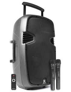 SPJ-PA915 BAFLE MOVIL ACTIVO ABS 15" 2 MICROS UHF/USB/MP3