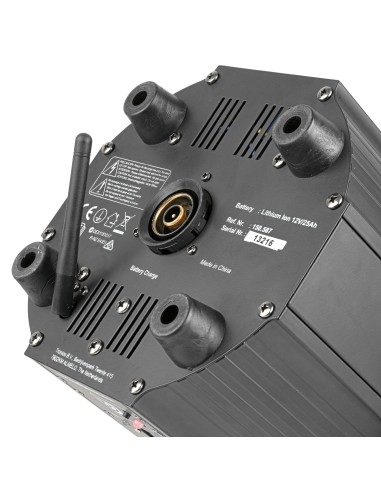 BBP60 CONJUNTO FOCOS, 6PCS EN FLIGHTCASE CON CARGADOR