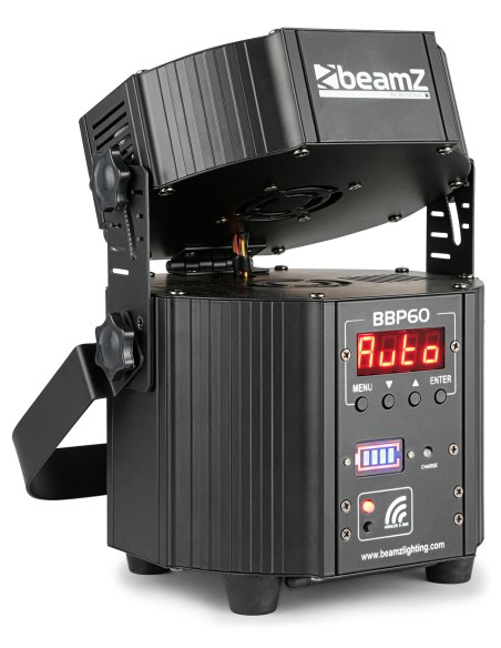 BBP60 CONJUNTO FOCOS, 6PCS EN FLIGHTCASE CON CARGADOR