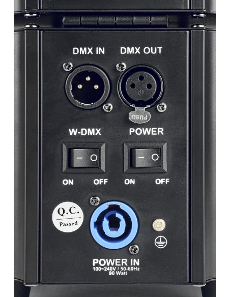 BBP60 CONJUNTO FOCOS, 6PCS EN FLIGHTCASE CON CARGADOR