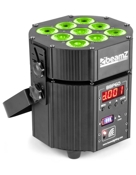 BBP60 CONJUNTO FOCOS, 6PCS EN FLIGHTCASE CON CARGADOR