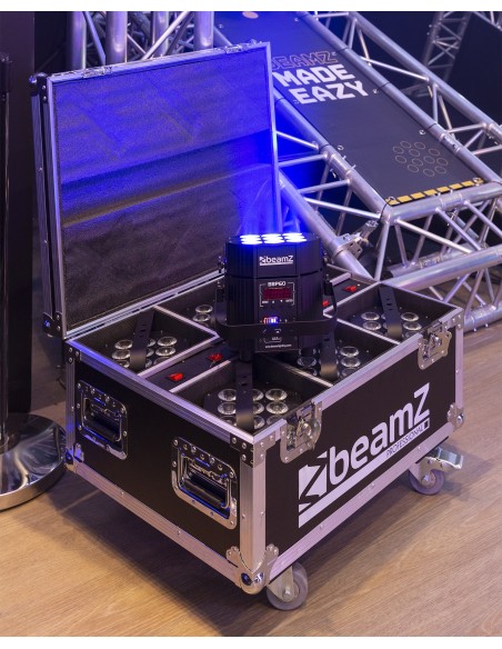 BBP60 CONJUNTO FOCOS, 6PCS EN FLIGHTCASE CON CARGADOR