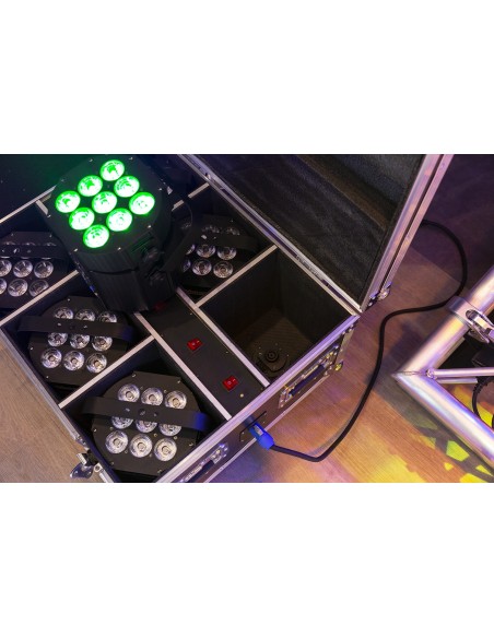 BBP60 CONJUNTO FOCOS, 6PCS EN FLIGHTCASE CON CARGADOR