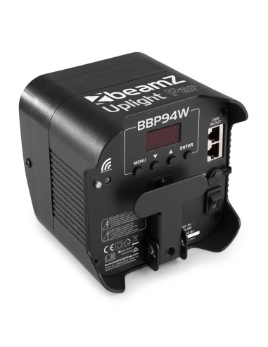 BBP94W FOCO PAR CON BATERIA 4X 12W WDMX