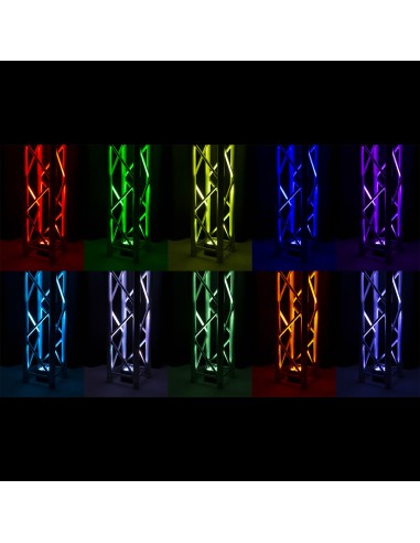 BBP94W FOCO PAR CON BATERIA 4X 12W WDMX