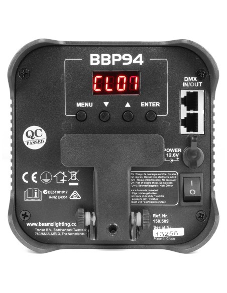 BBP94 FOCO PAR CON BATERIA 4X 10W
