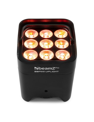 BBP59 FOCO PAR CON BATERÍA 9X 12W OUTDOOR