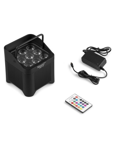 BBP48 FOCO PAR CON BATERÍA 9X 12W IP65
