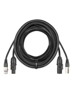 CX07-15 COMBI CABLE POWERCONNECTOR TR - XLR M / POWERCONNECTOR TR - XLR F 15M