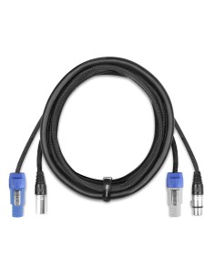 CX05-3 AUDIO COMBI CABLE ALIMENTACION B - XLR F/ ALIMENTACION A - XLR M 3M