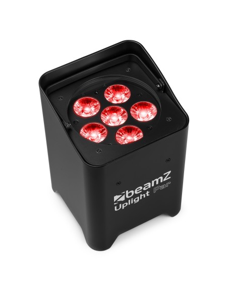 BBP62 CONJUNTOS FOCOS UPLIGHT, 6 FOCOS UPLIGHTS (IN/OUT) EN FLIGHTCASE CON CARGADOR