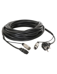 CX02-20 AUDIO COMBI CABLE SCHUKO - XLR F / IEC F - XLR M 20M 2