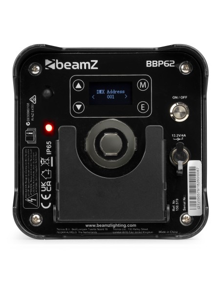 BBP62 CONJUNTOS FOCOS UPLIGHT, 6 FOCOS UPLIGHTS (IN/OUT) EN FLIGHTCASE CON CARGADOR