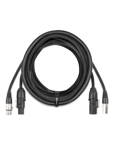CX13-10 COMBI CABLE POWERCONNECTOR TR - XLR M / POWERCONNECTOR TR - XLR F 10M