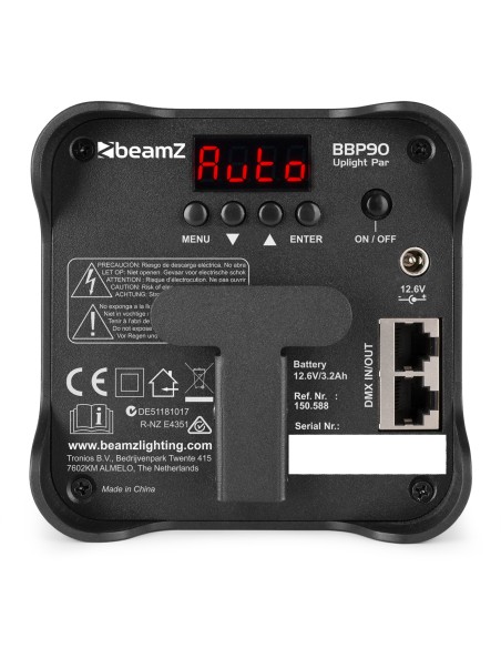 BBP90 FOCO UPLIGHT A BATERÍA 4X 4W