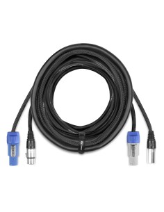 CX11-15 COMBI CABLE ALIMENTACION B - XLR M/ ALIMENTACION A - XLR F 15M
