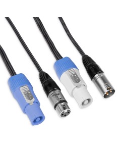 CX06-0.50 LIGERO COMBI CABLE ALIMENTACION B - XLR M/ ALIMENTACION A - XLR F 0.50M 2