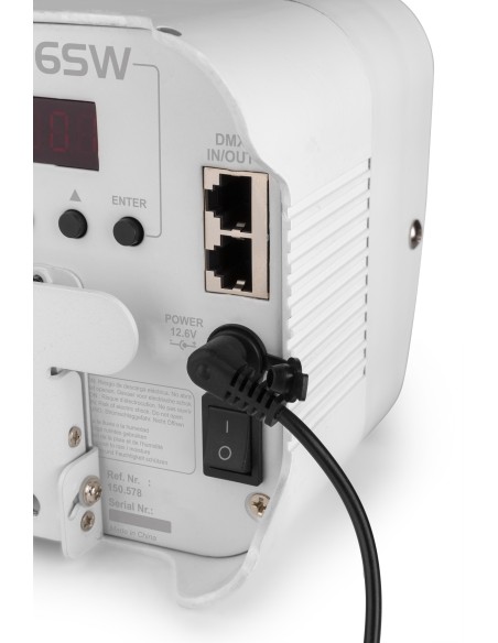 BBP96SW FOCO PAR CON BATERIA 6X 12W WDMX