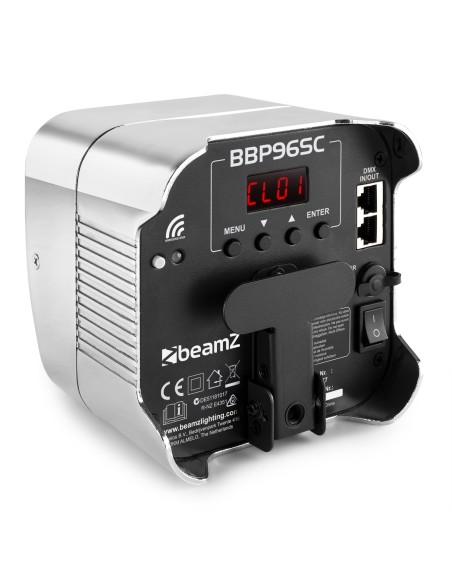 BBP96SC FOCO PAR CON BATERIA 6X 12W WDMX