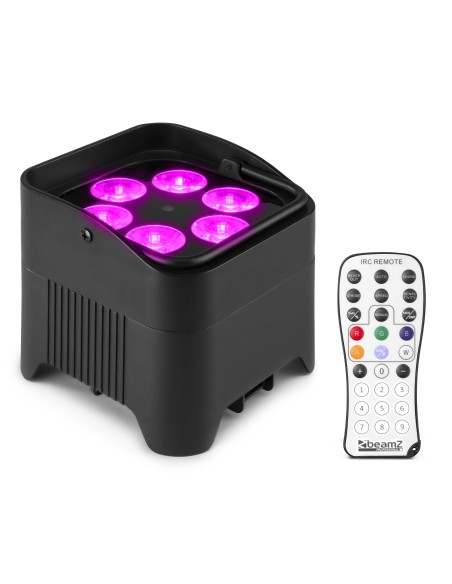 BBP96S FOCO PAR CON BATERIA 6X 12W WDMX