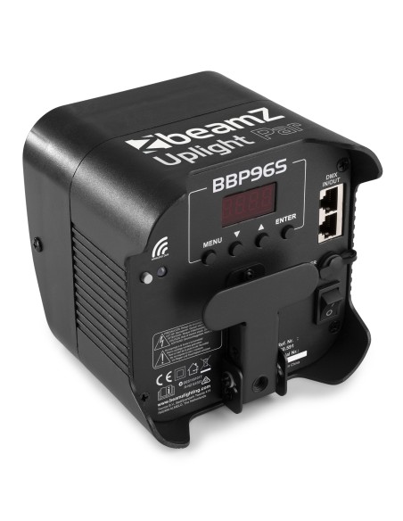 BBP96S FOCO PAR CON BATERIA 6X 12W WDMX