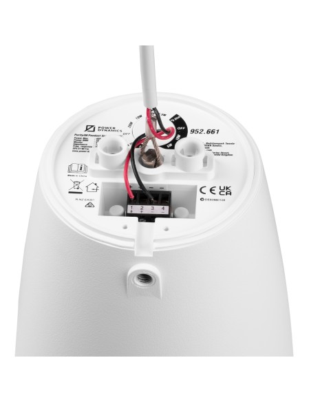 PURITY4W ALTAVOZ COLGANTE PREMIUM 100V 4" BLANCO