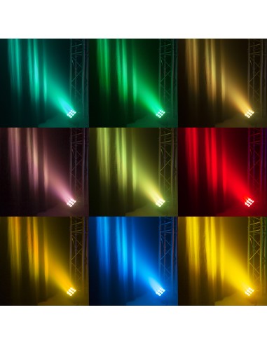 STARCOLOR75 BAÑO DE COLOR 9X 8W RGBA EXTERIOR