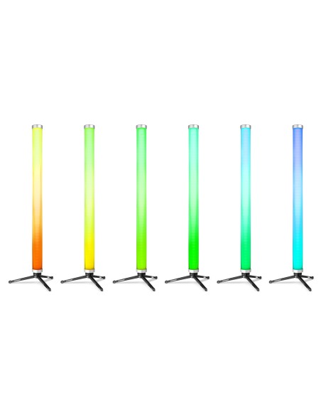 KRATOS CONJUNTO TUBOS70 LED RGBW INT/EXT, 8 UNIDADES