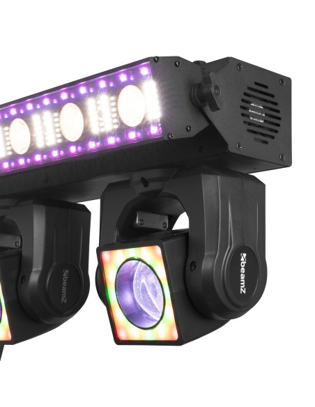 SHOWBAR GO EDGE CON 4 CABEZAS MÓVILES Y BARRA LED/ESTROBOSCÓPICA