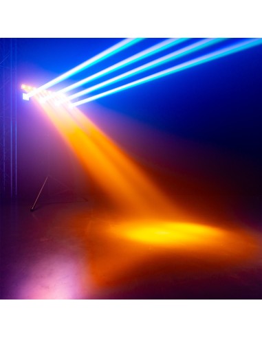 SHOWBAR GO EDGE CON 4 CABEZAS MÓVILES Y BARRA LED/ESTROBOSCÓPICA