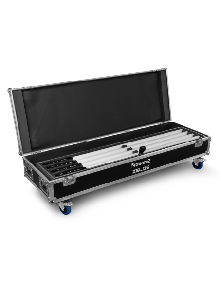 SET DE TUBOS LED ZELOS RGBW PARA INTERIOR Y EXTERIOR, 8 UNIDADES