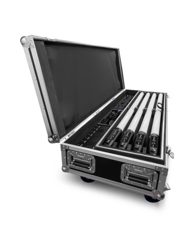 SET DE TUBOS LED ZELOS RGBW PARA INTERIOR Y EXTERIOR, 8 UNIDADES