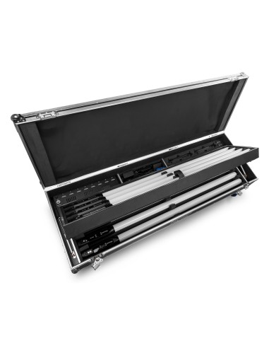 SET DE TUBOS LED ZELOS RGBW PARA INTERIOR Y EXTERIOR, 8 UNIDADES