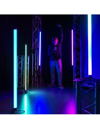 KRATOS CONJUNTO TUBOS LED RGBW INT/EXT, 8 UNIDADES