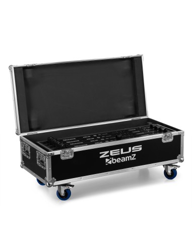 ZEUS JUEGO DE TUBOS DE BATERÍA RGBW JUEGO DE 8 EN FLIGHTCASE