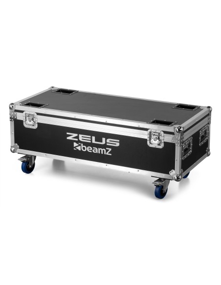 ZEUS JUEGO DE TUBOS DE BATERÍA RGBW JUEGO DE 8 EN FLIGHTCASE