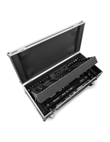 ZEUS JUEGO DE TUBOS DE BATERÍA RGBW JUEGO DE 8 EN FLIGHTCASE