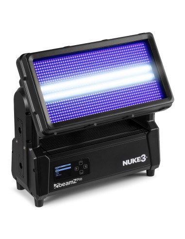 NUKE3 TWIN STROBO/BAÑO DE COLOR MOTORIZADO PARA EXTERIOR