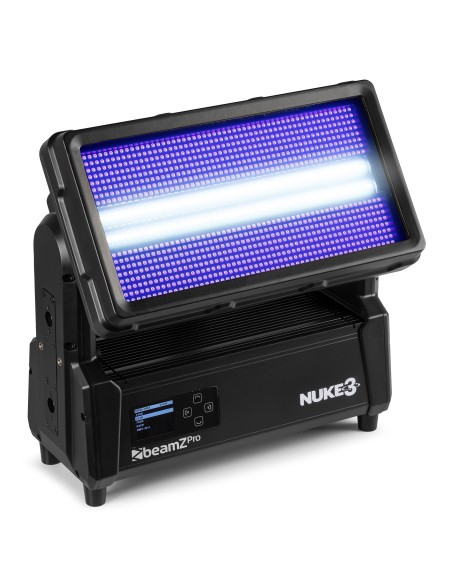 NUKE3 TWIN STROBO/BAÑO DE COLOR MOTORIZADO PARA EXTERIOR