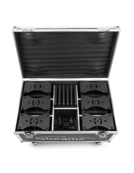 FL200 FLIGHTCASE PARA 6PCS STAR-COLOR 200 Y 205 PROYECTORES WASH