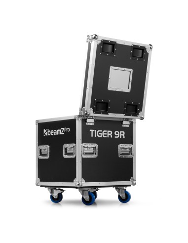 FC-9R FLIGHTCASE PARA 2 UNIDADES TIGER 9R MOVING HEAD