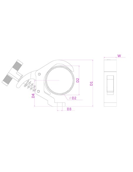 BSC50A GARRA RAPIDA SLIMLINE 50KG ALU