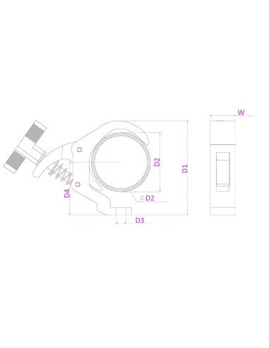 BSC50B GARRA RAPIDA SLIMLINE 50KG NEGRA