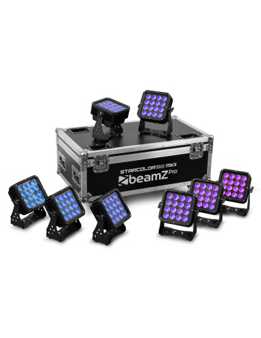 FL128 FLIGHTCASE PARA 8PCS STAR-COLOR 128 PROYECTORES WASH