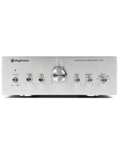 AMPLIFICADOR ESTÉREO AV400 PLATEADO